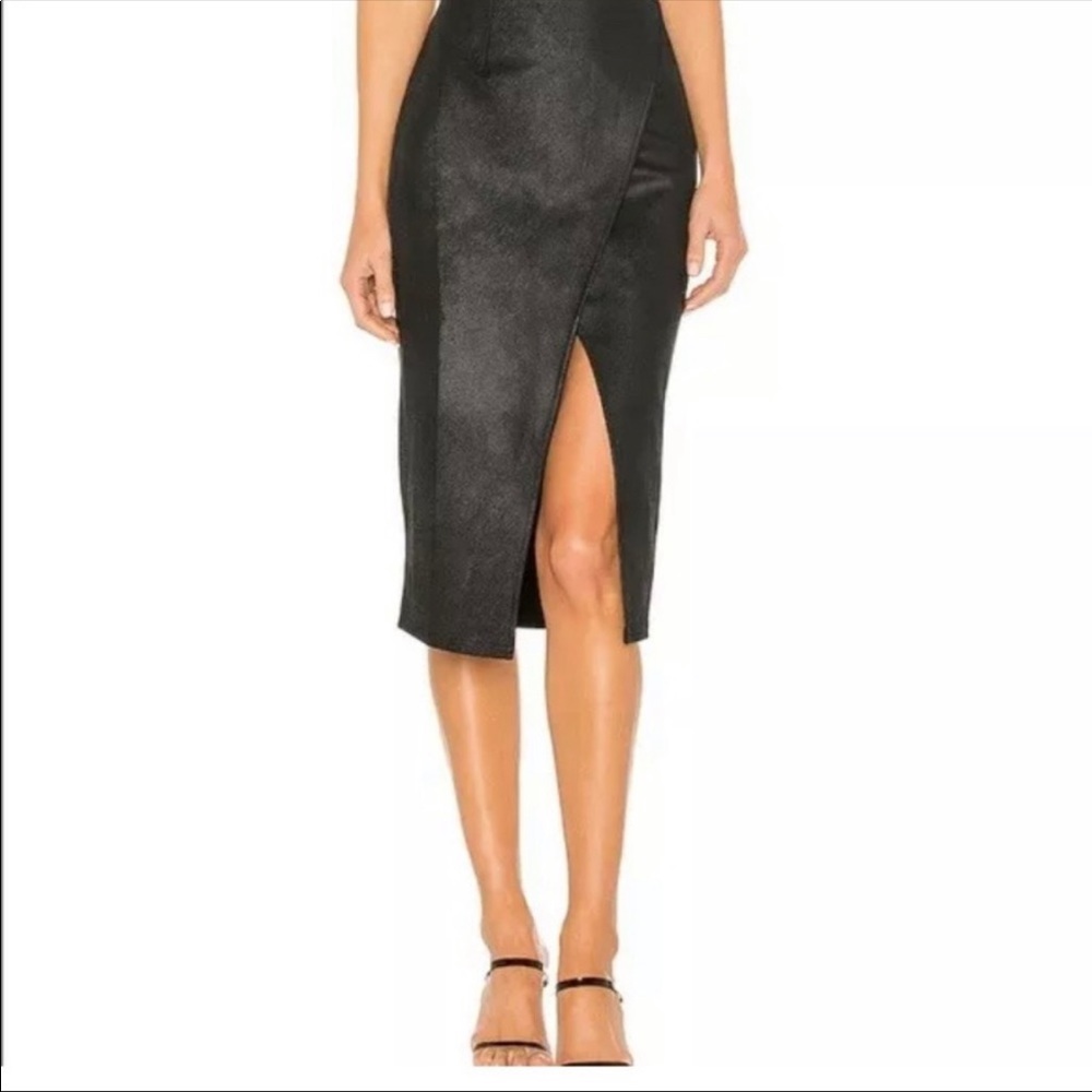 Free People Large Whitney Vegan Pencil Skirt